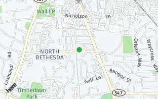 Map of 11205 Woodglen Dr, North Bethesda, MD 20852, USA