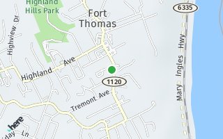 Map of 215 S. Ft Thomas Ave 1, Ft. Thomas, KY 41075, USA