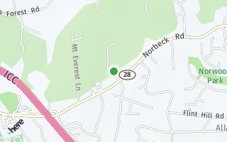 Map of 15807 Laughlin Ln, Silver Spring, MD 20906, USA