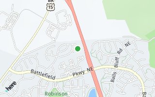 Map of 408 Huntfield Court, NE, Leesburg, VA 20176, USA