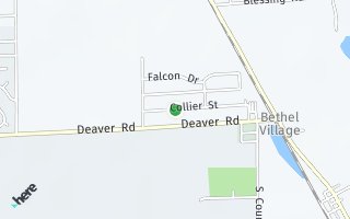 Map of 547  Collier St, Columbus, IN 47201, USA