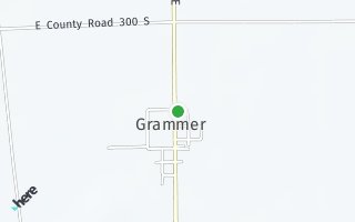 Map of 5283 S 1000 E, Grammer, IN 47236, USA