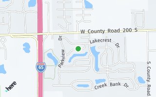 Map of 2424  Orchard Creek Drive, Columbus, IN 47201