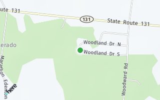 Map of 1811 Woodland Dr.N, Fayetteville, OH 45118, USA