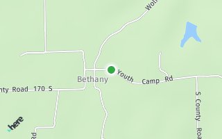 Map of 13090  W Youth Camp Rd, Columbus, IN 47201, USA