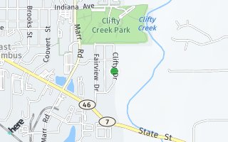 Map of Clifty Dr, Columbus, IN 47201, USA