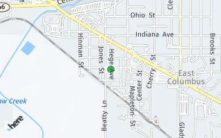 Map of 312  Hege, Columbus, IN 47201, USA