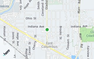 Map of 51  S Gladstone Ave, Columbus, IN 47201, USA