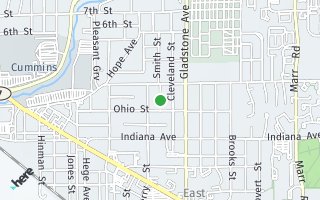 Map of 232  Smith St, Columbus, IN 47201, USA