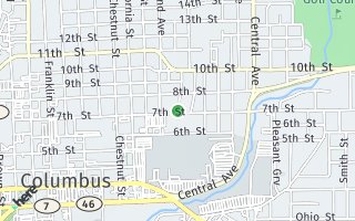 Map of 706  Reed St, Columbus, IN 47201, USA