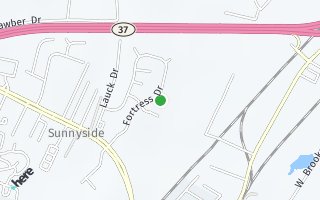Map of 411 Fortress Drive, Winchester, VA 22603, USA