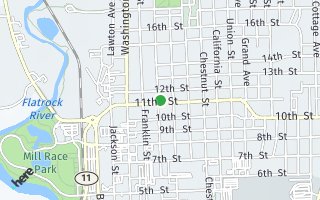 Map of 1121 Lafayette Avenue, Columbus, IN 47201, USA