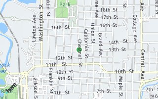 Map of 1330 Chestnut St, Columbus, IN 47201, USA