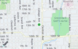 Map of 1327 Cottage Ave, Columbus, IN 47201, USA