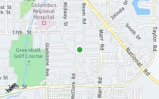 Map of 2907  14th St, Columbus, IN 47201, USA