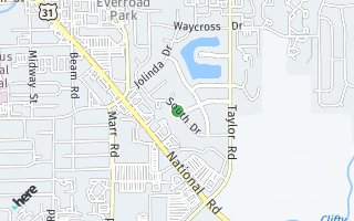 Map of 1665  South Dr, Columbus, IN 47203, USA