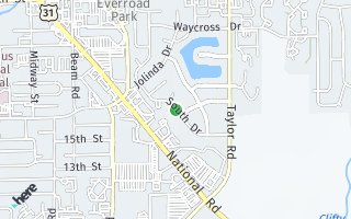 Map of 1670  South Dr, Columbus, IN 47203, USA