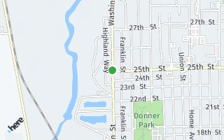 Map of 2502  Washington Street, Columbus, IN 47201