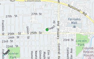 Map of 1605  Forest Drive, Columbus, IN 47201, USA