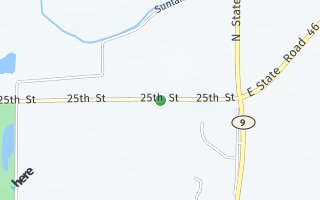 Map of 13275  E 25th St, Columbus, IN 47203, USA