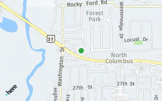 Map of 3173  Sycamore Dr, Columbus, IN 47203, USA