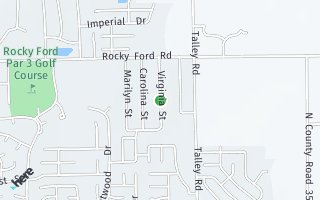 Map of 3410  Virginia St, Columbus, IN 47203, USA