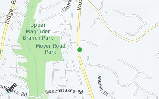 Map of 24917 Woodfiled Road, Damascus, MD 20872, USA