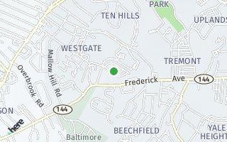 Map of 5218 Hillwell Road, Baltimore, MD 21229, USA