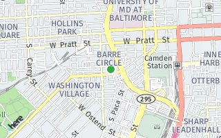 Map of 1009 W Barre St, Baltimore, MD 21230, USA