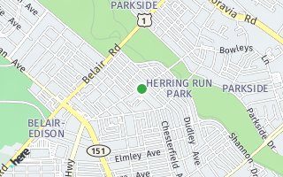 Map of 3301 Kenyon Avenue, Baltiomore, MD 21213, USA