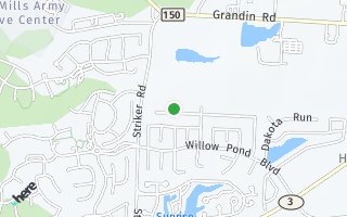 Map of 1006 Weeping Willow Lane, Hamilton Township, OH 45039, USA