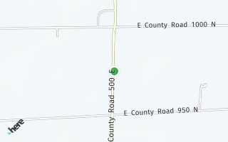 Map of 16104 E 500 N, Hope, IN 47246, USA