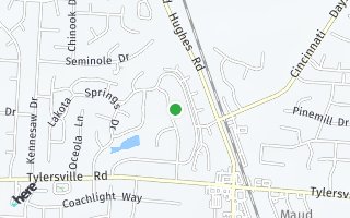 Map of 7634 Lakota Hills Dr, West Chester, OH 45069, USA