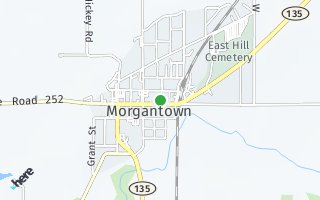 Map of 120  E Washington St, Morgantown, IN 46160, USA