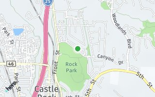 Map of 701 Canyon Drive, Castle Rock, CO 80104, USA