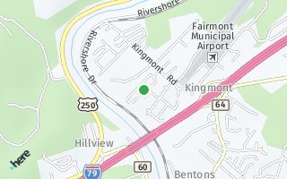 Map of 5018 Riverwood Circle, Fairmont, WV 26554, USA