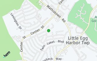 Map of 306 Lake Crystalbrook, Little Egg Harbor, NJ 08087, USA