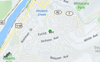 Map of 416-420 Park Street, Morgantown, WV 26501, USA