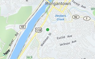 Map of 145 S. High Street, Morgantown, WV 26501, USA