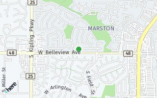 Map of 9130 W Bellwood Pl, Denver, CO 80123, USA