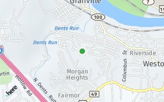 Map of 26 Nebraska Ave, Morgantown, WV 26501, USA