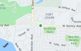 Map of 4933 W Radcliff Ave, Denver, CO 80236, USA