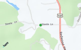 Map of 42300 Steel Lane, Laytonville, CA 95454, USA