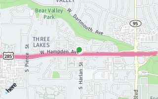 Map of 5995 Hampden Ave F-19, Denver, CO 80227, USA