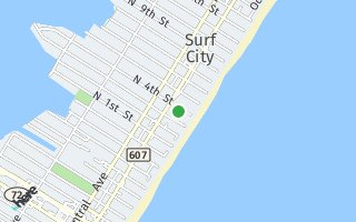 Map of 36 4th Street, Surf City, NJ 08008, USA
