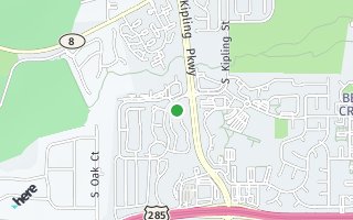 Map of 10116 W. Dartmouth Ave., Lakewood, CO 80227, USA