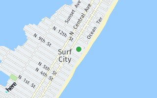Map of 29 N 11th St, Surf City, NJ 08008, USA