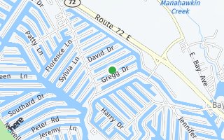 Map of 55 Mary Alice Drive, Beach Haven West, NJ 08050, USA