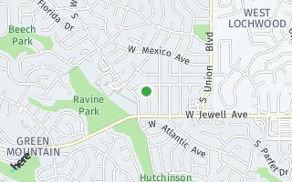 Map of 1801 S. Valentine St., Lakewood, CO 80228, USA