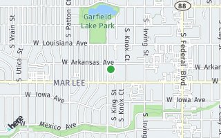 Map of 1431 S. King Ct., Denver, CO 80219, USA